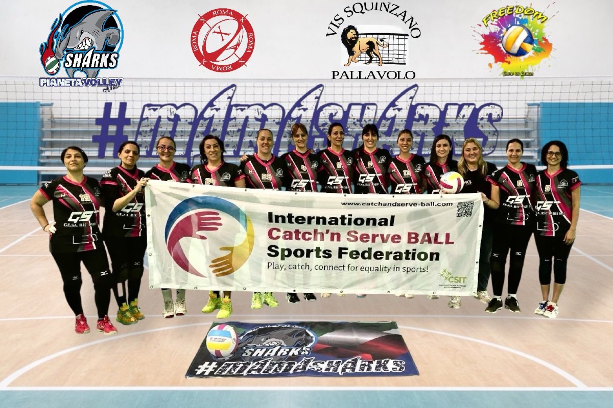Le Mamashark Di Aprilia pronte per i Campionati Europei per Club di Catch’n Serve Ball - 