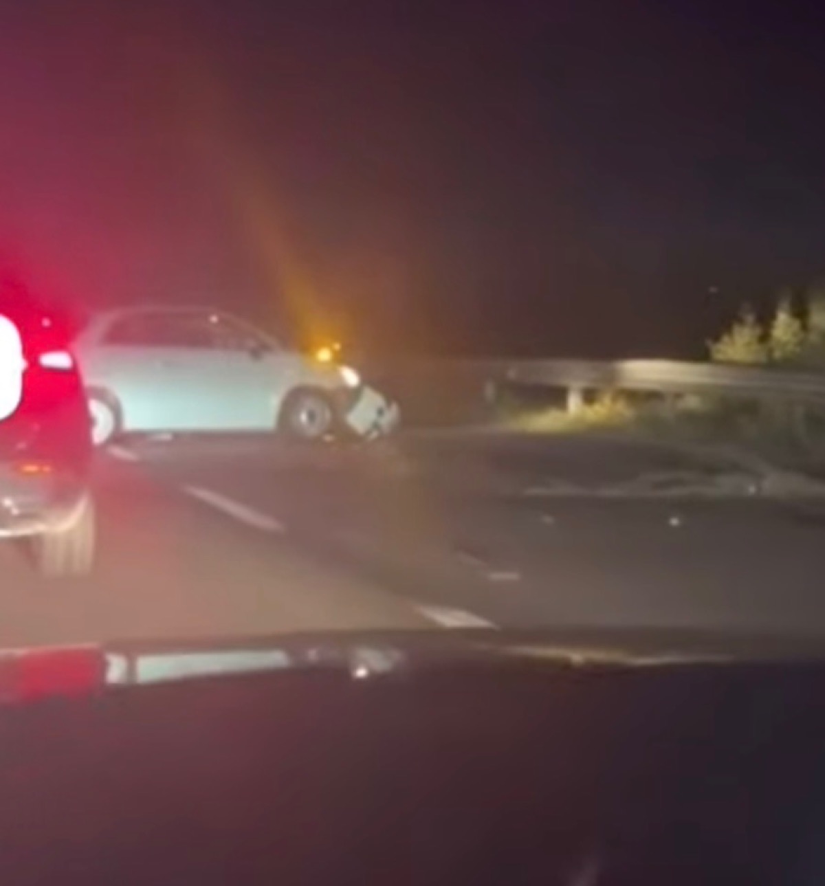 Pontina, incidente altezza via Selciatella  - 