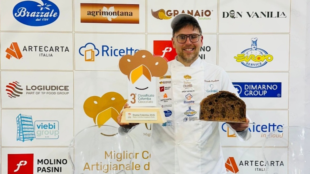 Aprilia, la colomba al cioccolato di Riccardo Manduca conquista tutti! nuovo prestigioso premio. - 