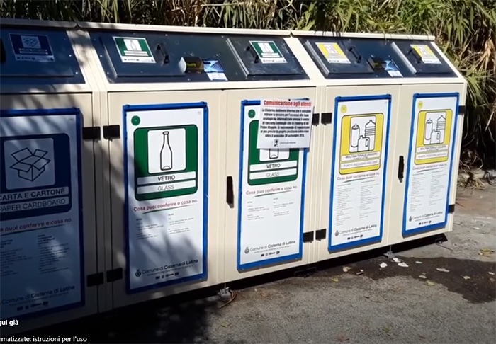 Raccolta rifiuti a Cisterna: operative le due isole ecologiche informatizzate in centro. - 
