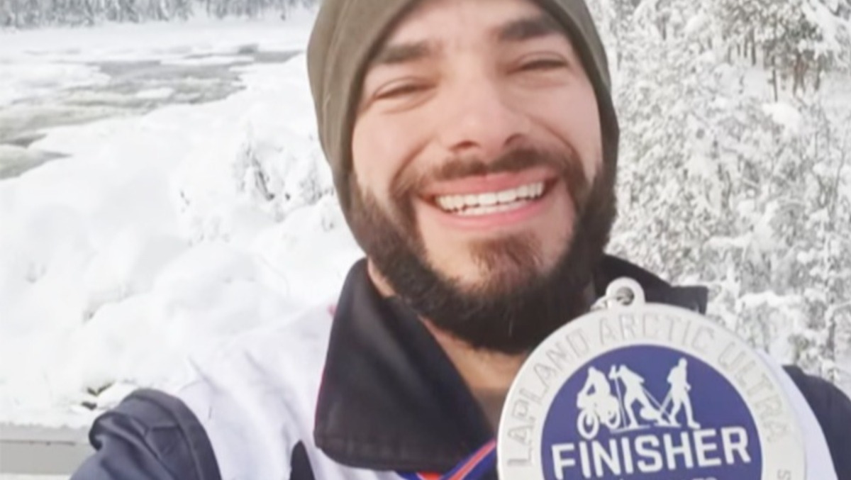 L’apriliano Giulio Pacchioni riesce nell’impresa impossibile: completa l’ultra-maratona artica della Lapponia. - 