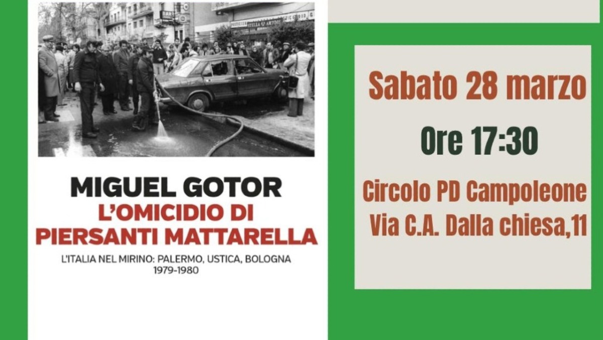 “L’omicidio di Piersanti Mattarella”, al circolo Pd di Campoleone la presentazione del libro. - 