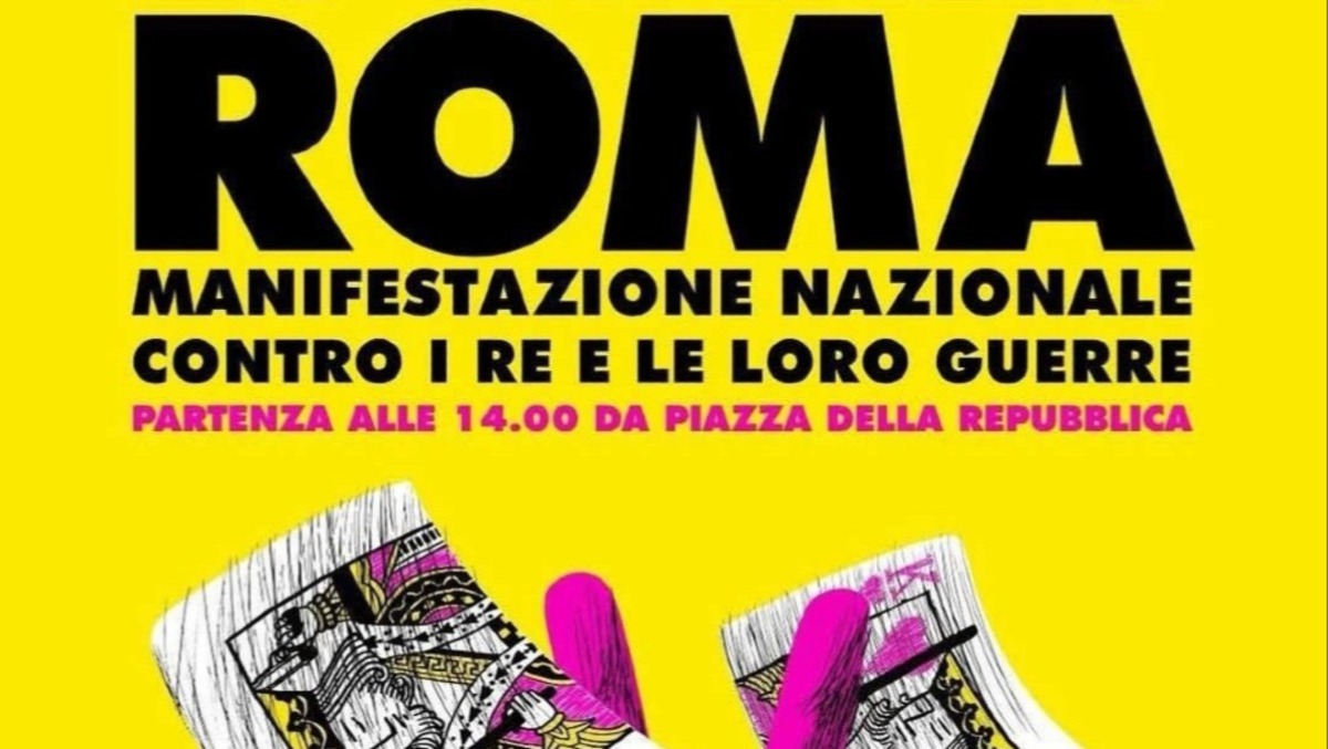 La Sinistra Alternativa di Aprilia alla manifestazione a Roma contro la guerra e il riarmo. - 
