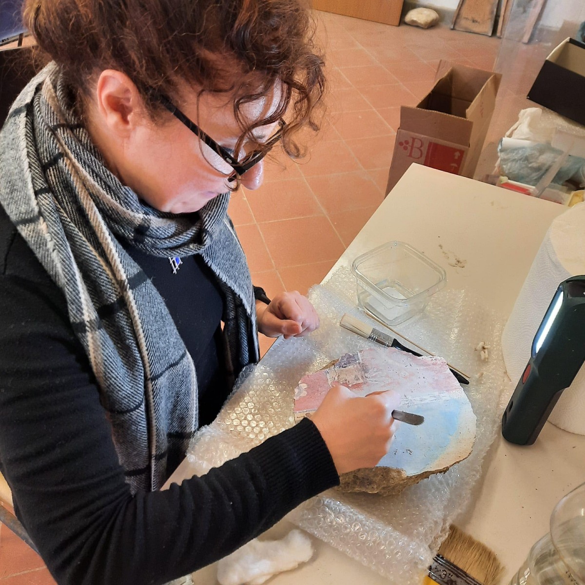 Affresco Uttat Nettuno - Francesca Del Maschio 