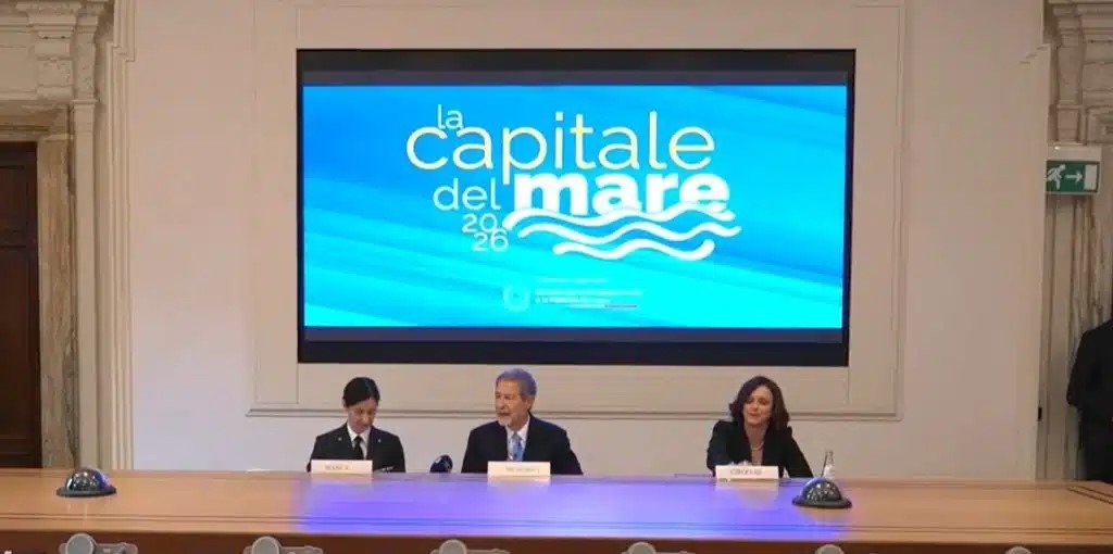 Gaeta alla cerimonia di proclamazione “Capitale Italiana del Mare 2026”