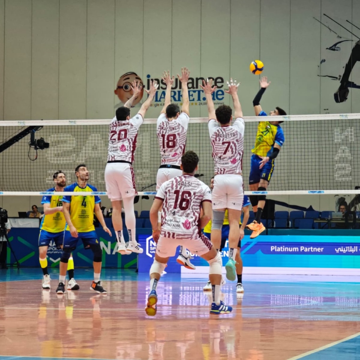 Cisterna Volley-Yazaar, la gara a Dubai