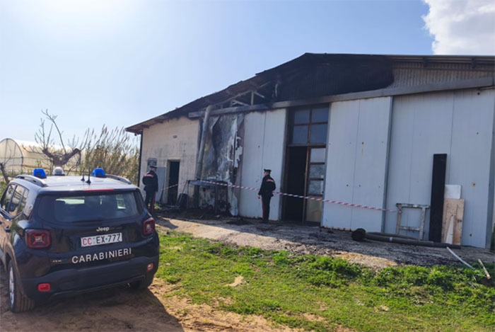 Carabinieri di San Felice Circeo sul posto