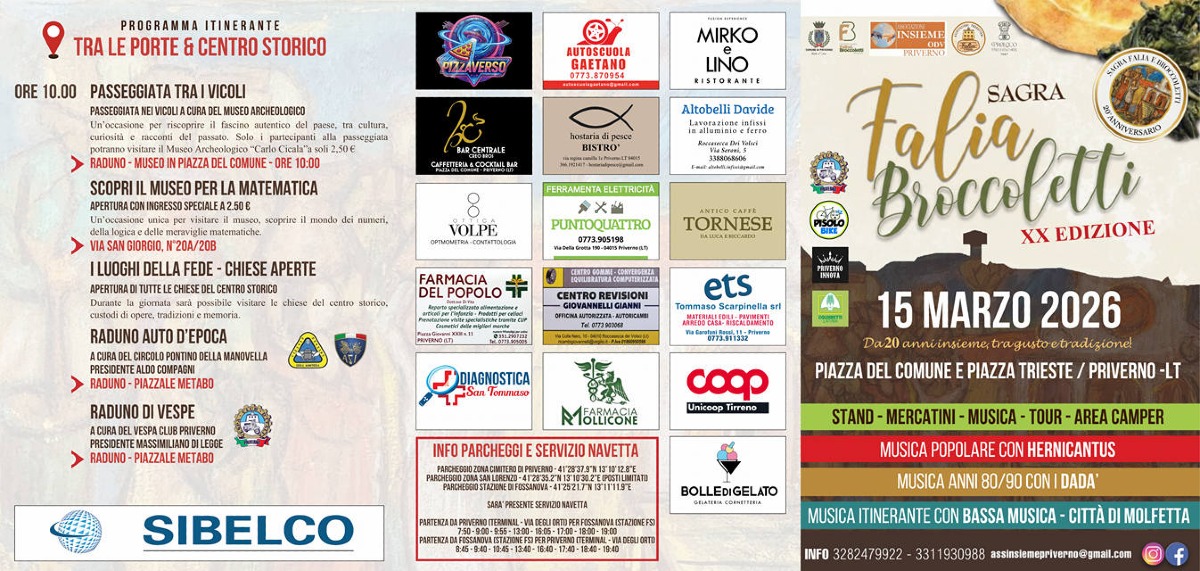 Priverno - Sagra Falia e Broccoletti