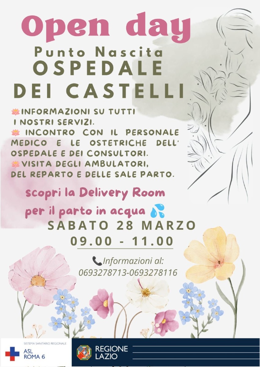 Open Day Punto Nascita Asl Roma6