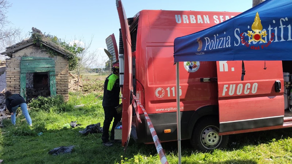Parco degli Acquedotti - il crollo dei solaio