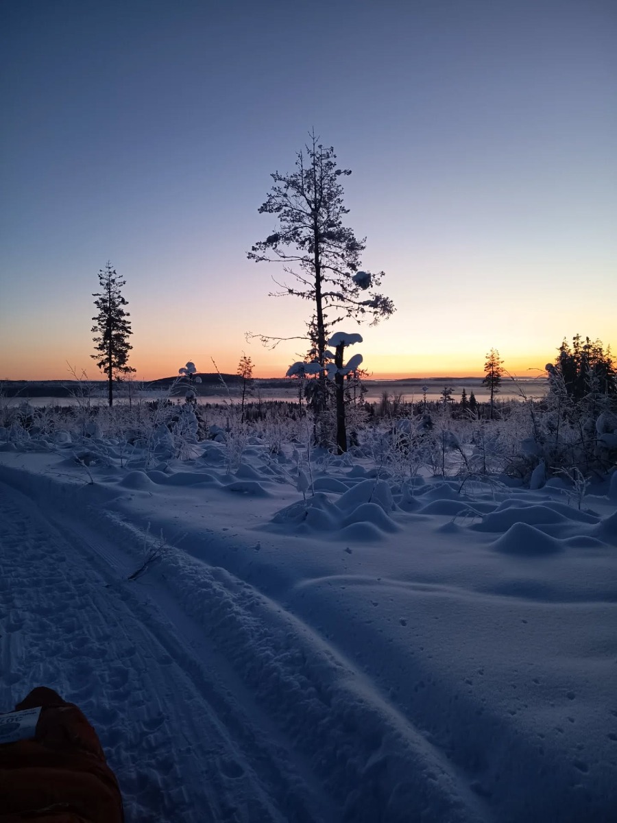 Giulio Pacchioni di Aprilia all’ultra-maratona artica della Lapponia.