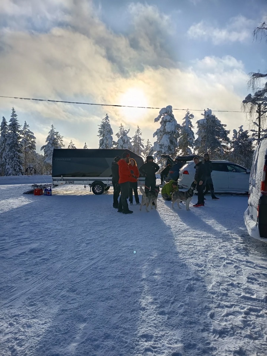 Giulio Pacchioni di Aprilia all’ultra-maratona artica della Lapponia.