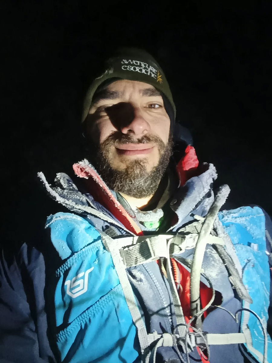 Giulio Pacchioni di Aprilia all’ultra-maratona artica della Lapponia.