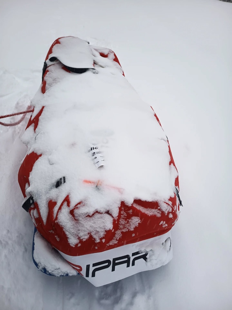Giulio Pacchioni di Aprilia all’ultra-maratona artica della Lapponia.