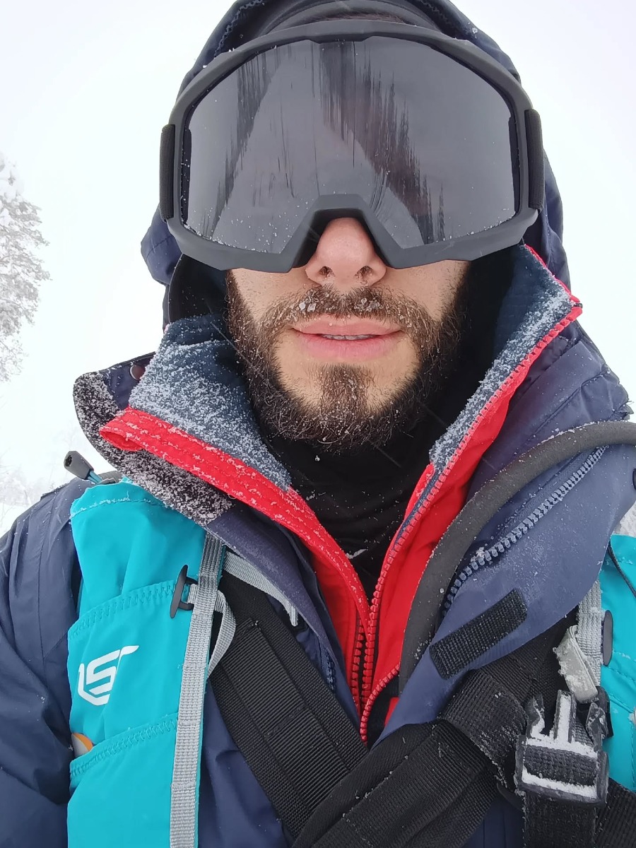 Giulio Pacchioni di Aprilia all’ultra-maratona artica della Lapponia.