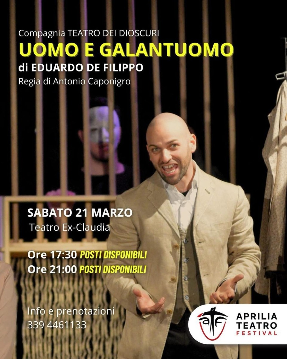 Teatro Finestra - Uomo e Galantuomo
