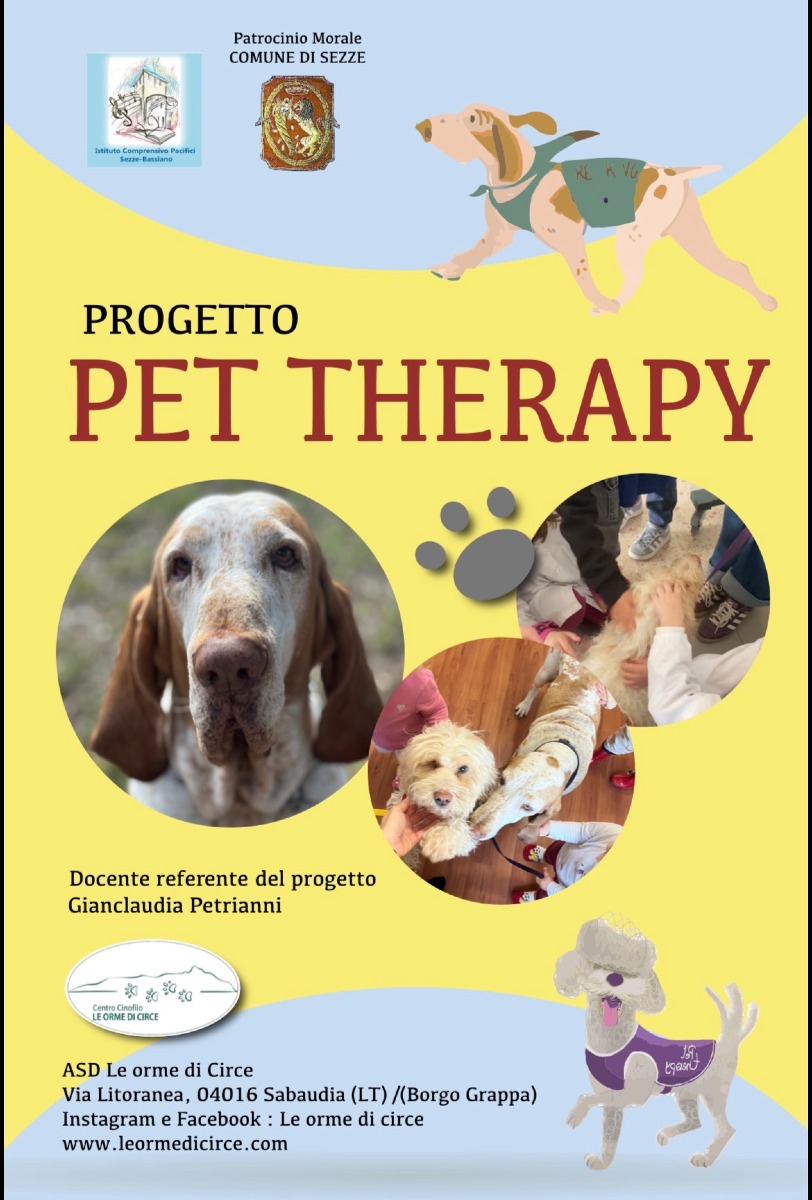 Sezze e Bassiano - Pet therapy a scuola