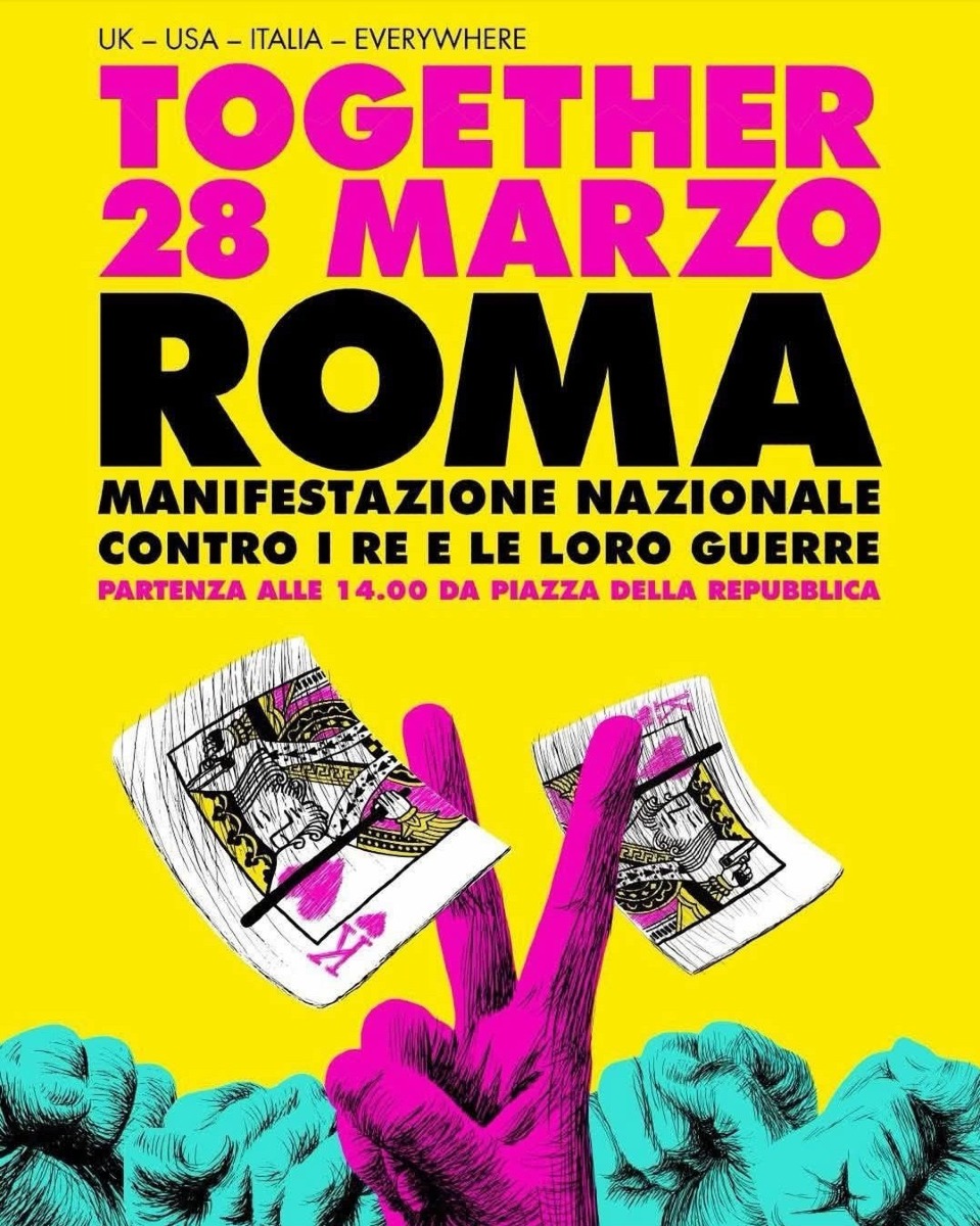 Sinistra Aprilia - manifestazione No-King