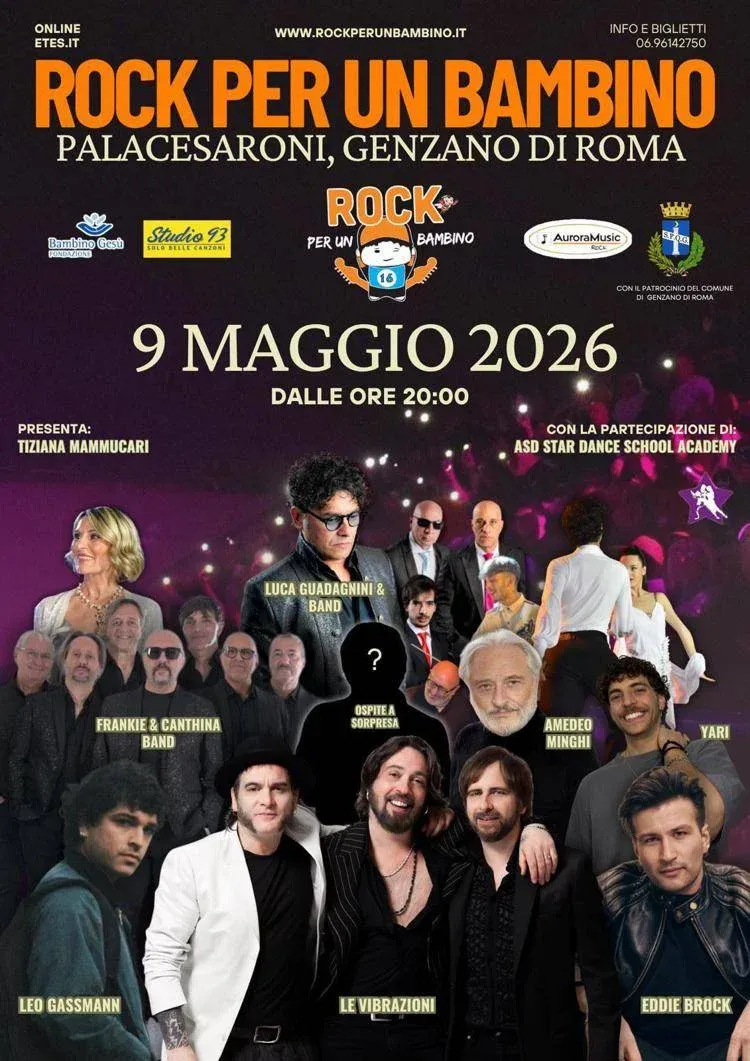 Rock per Un Bambino - edizione 2026