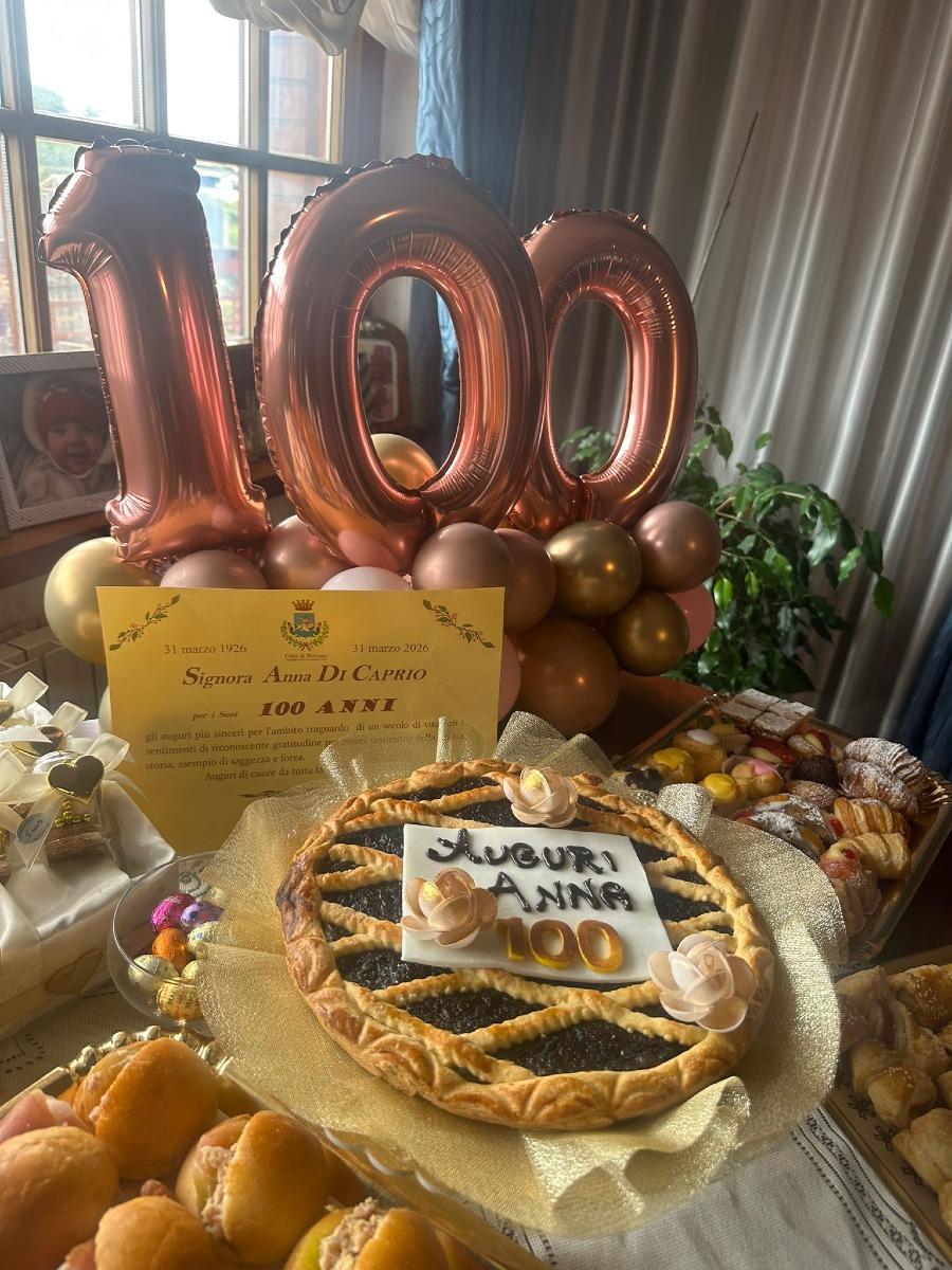 Nettuno, i 100 anni della signora Anna Di Caprio 