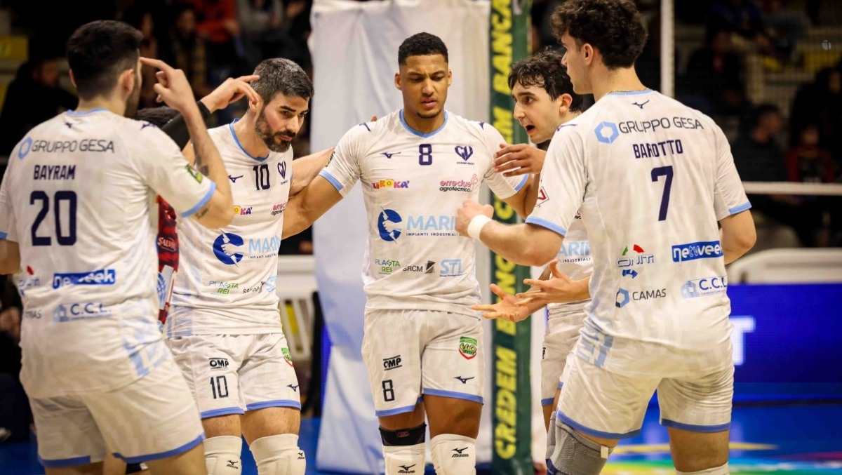 Volley di Superlega, Cisterna a Milano per la gara-1 dei quarti di finale dei playoff 5 posto. - 