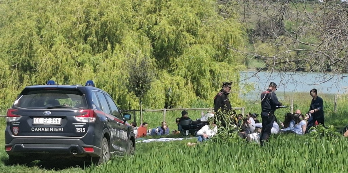 Pasqua e Pasquetta, controlli al Lago di Giulianello e sul monte Semprevisa. - 
