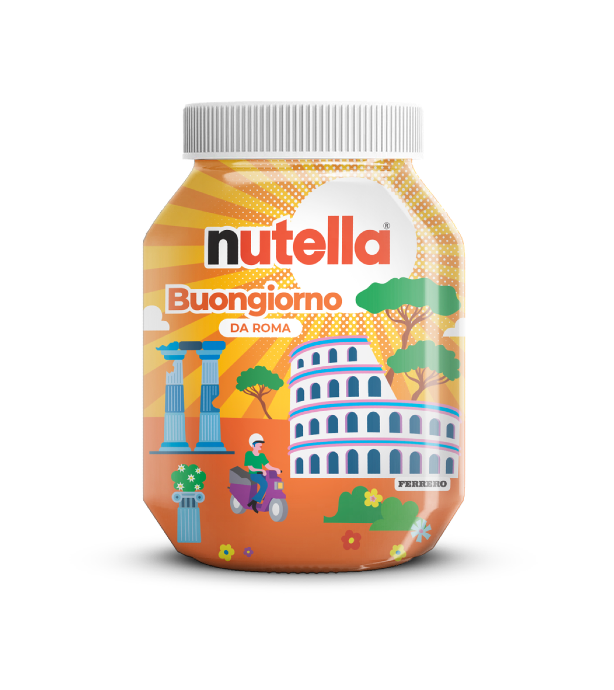 Nutella dedica un vasetto a Roma  - 
