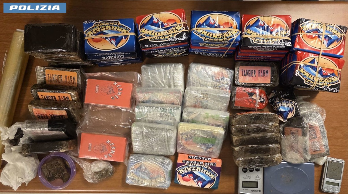 6 chili di hashish nel frigorifero: 34enne romano in arresto - 