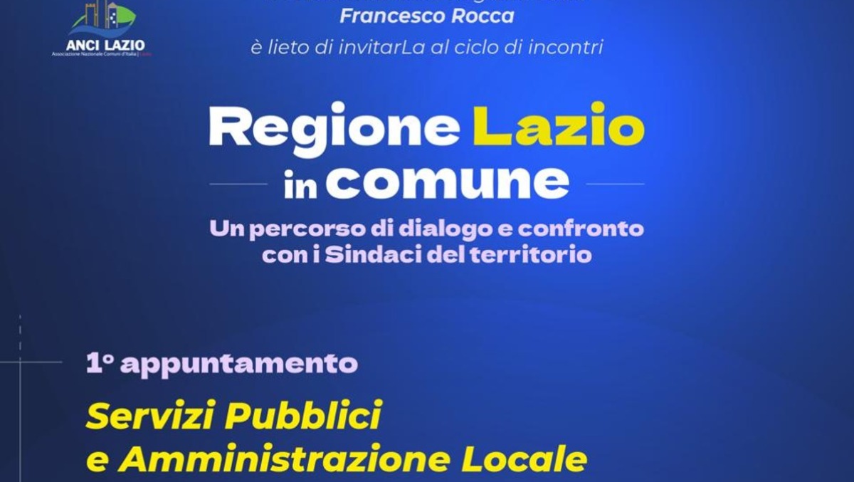 In Regione un incontro con tutti i 378 sindaci del Lazio - 