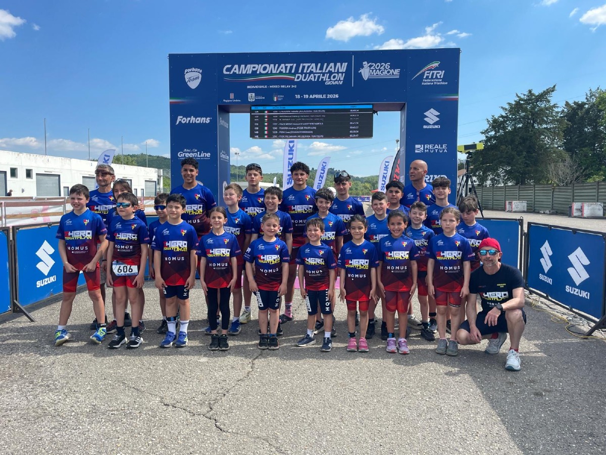 Latina brilla ai Campionati Italiani di Duathlon a Magione - 