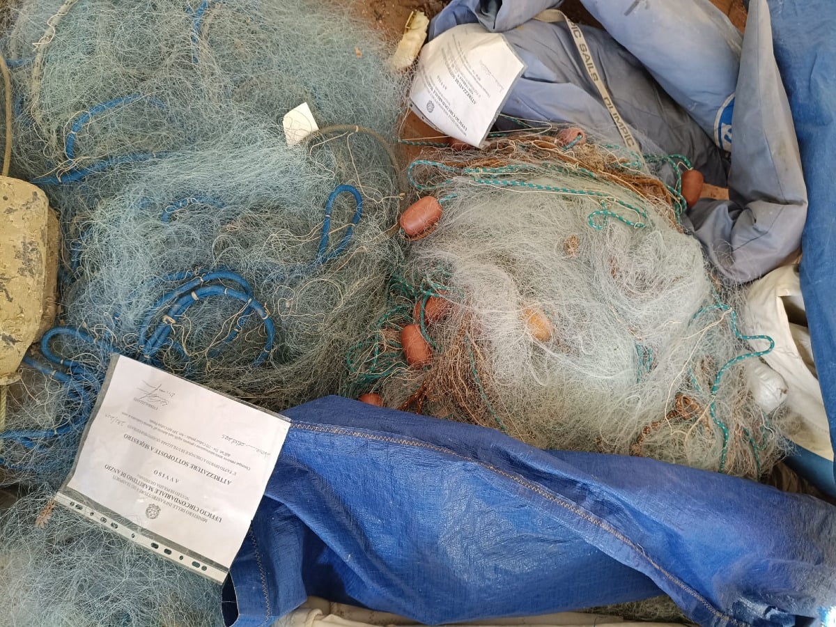 Pesca abusiva ad Anzio, sequestrati 10 mila metri di reti - 