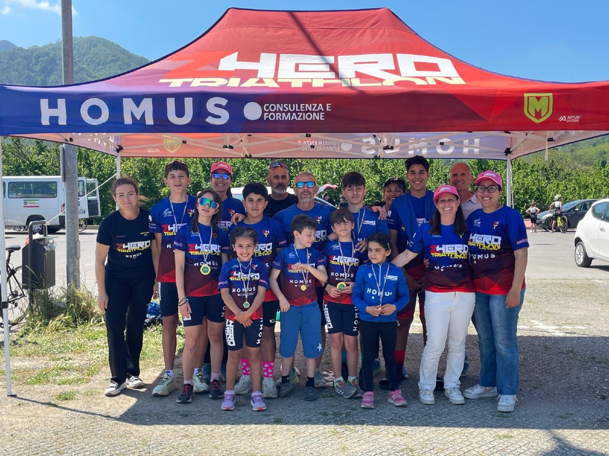 Zhero Triathlon Latina, pioggia di medaglie tra Sabaudia e Baronissi - 
