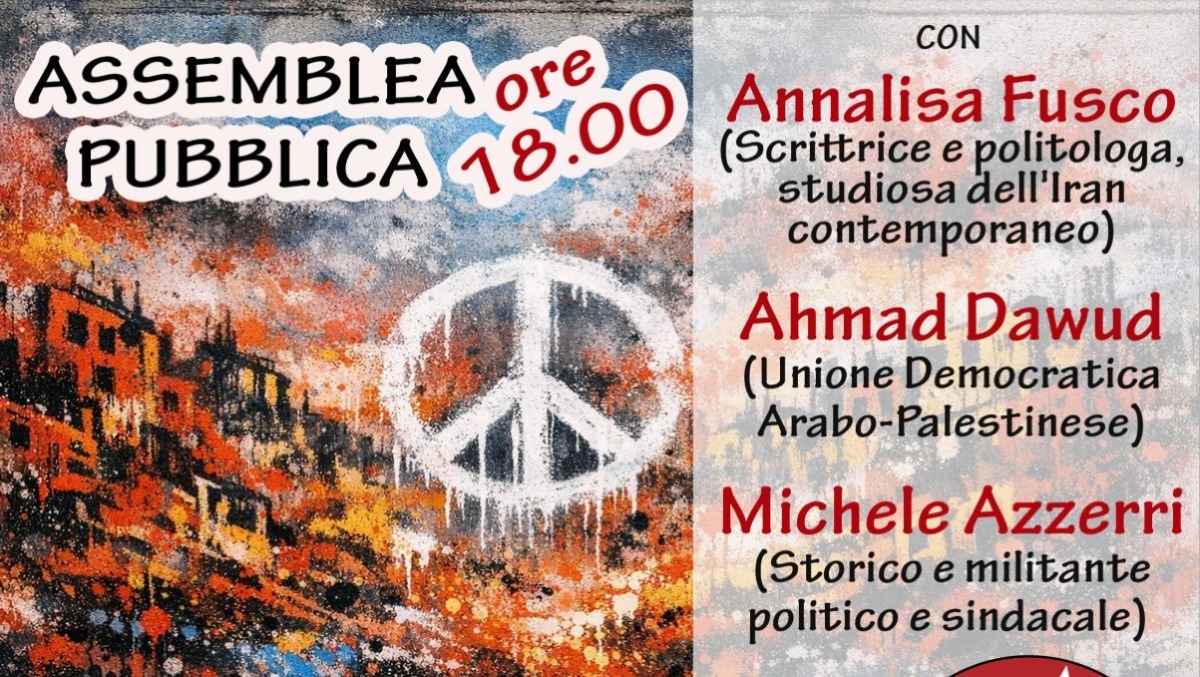 Aprilia, “Nella follia della guerra: chi ci guadagna e chi ci perde”. Assemblea pubblica. - 