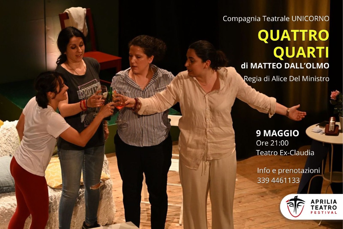 Aprilia Teatro Festival alle battute finali, in scena "Quattro Quarti"  - 