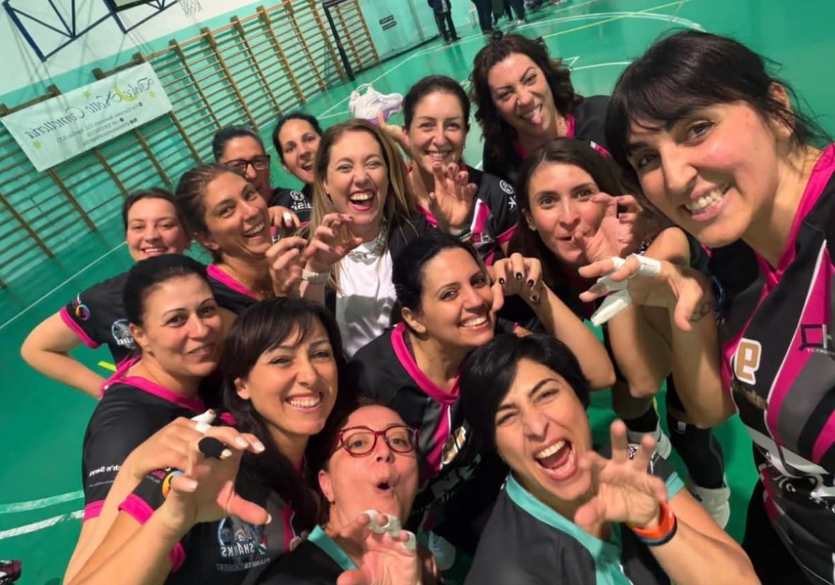 Le Mamasharks di Aprilia alla finalissima del campionato Provinciale di Roma - 