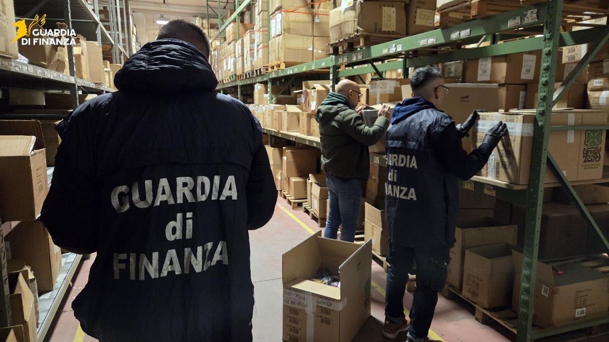 Guardia di Finanza di Roma - articoli non sicuri