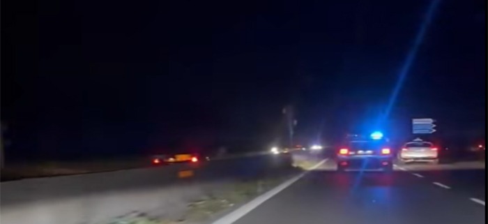 Pontina auto contromano