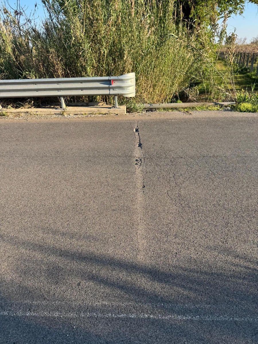 Aprilia -  ponte di via Mediana Cisterna, sul fosso Pane e Vino