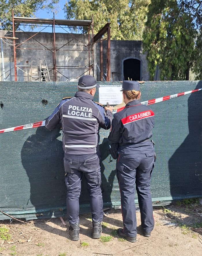 Discarica abusiva San Felice Circeo - Polizia Locale e Carabinieri