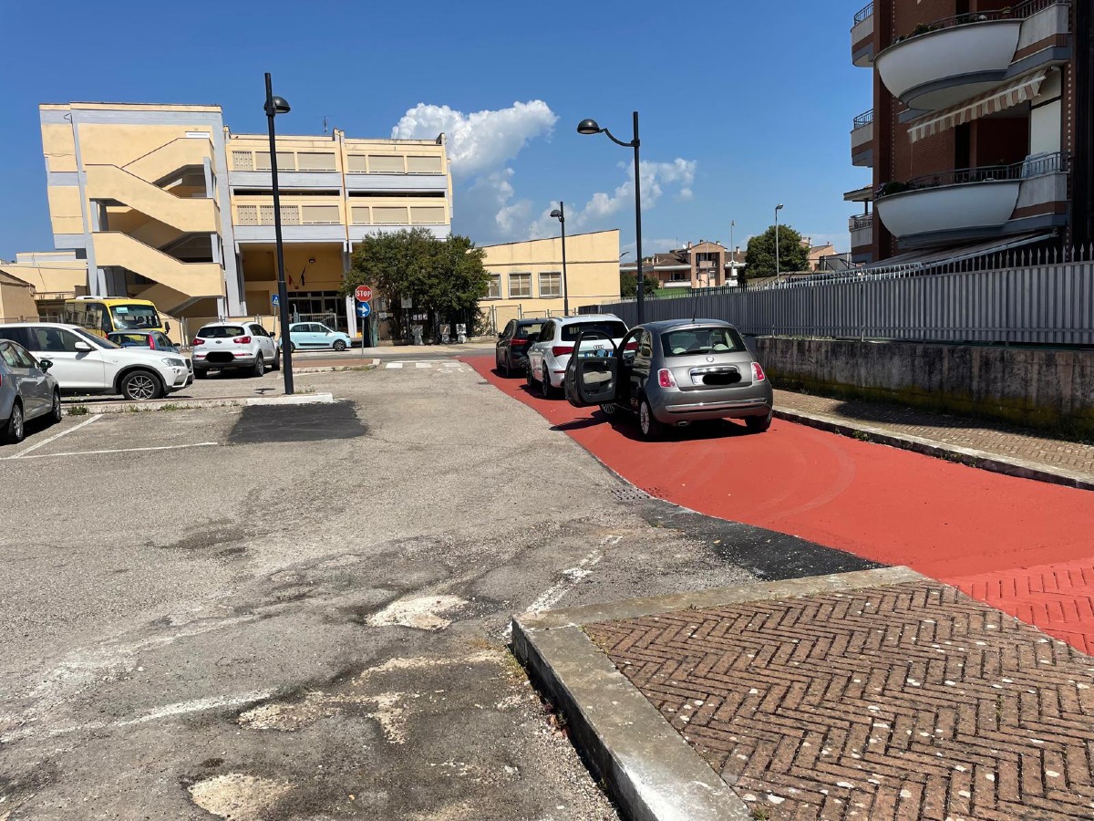 Pista ciclabile Scuola Matteotti 