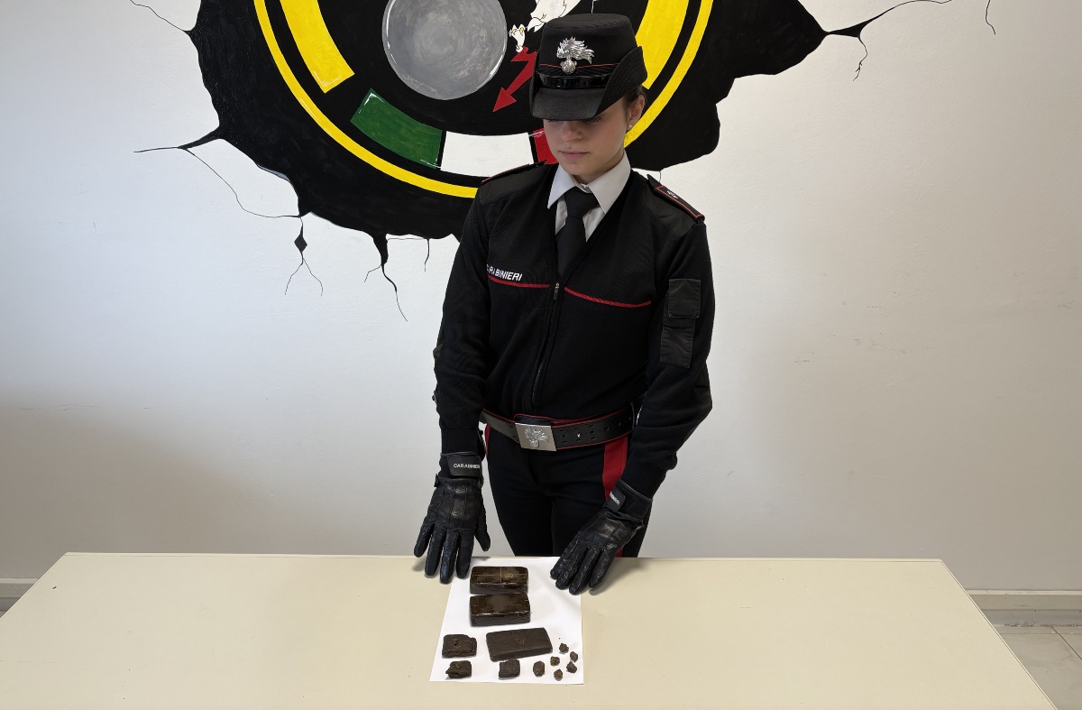 Carabinieri di Anzio - la droga sequestrata