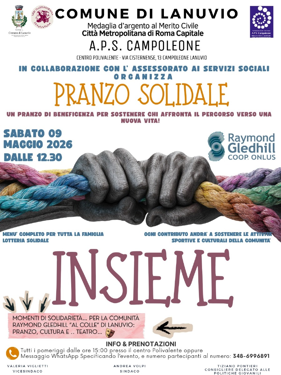 Pranzo solidale Lanuvio
