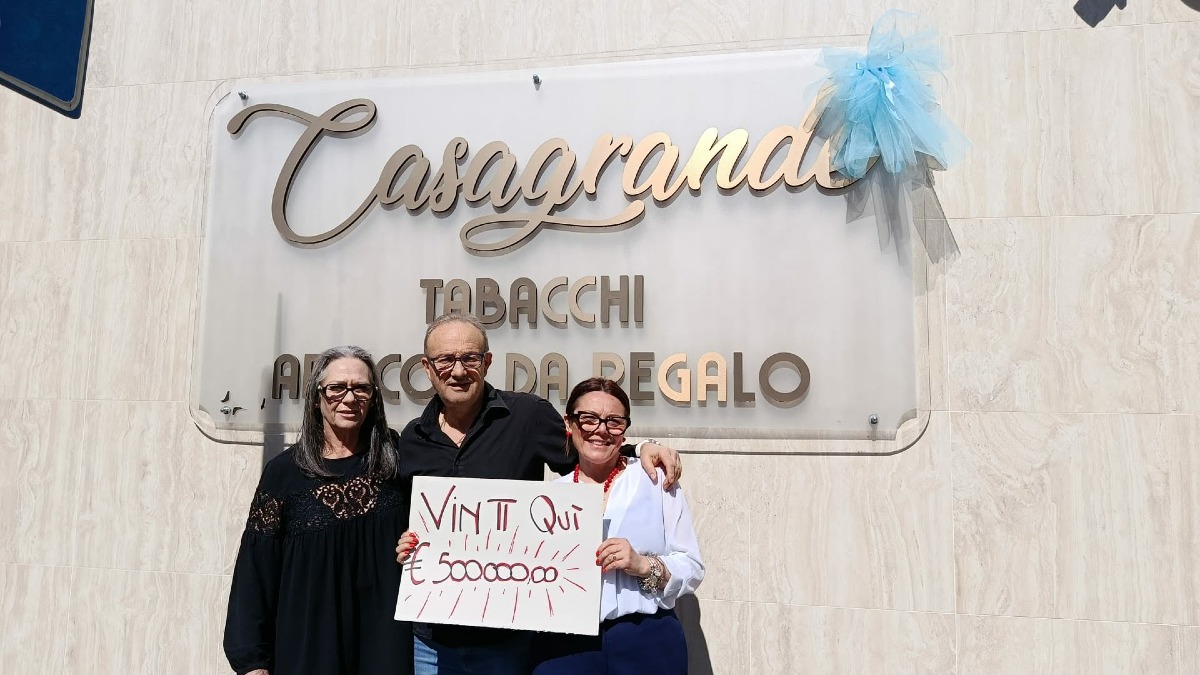 Casagrande Aprilia - vinti 500mila euro