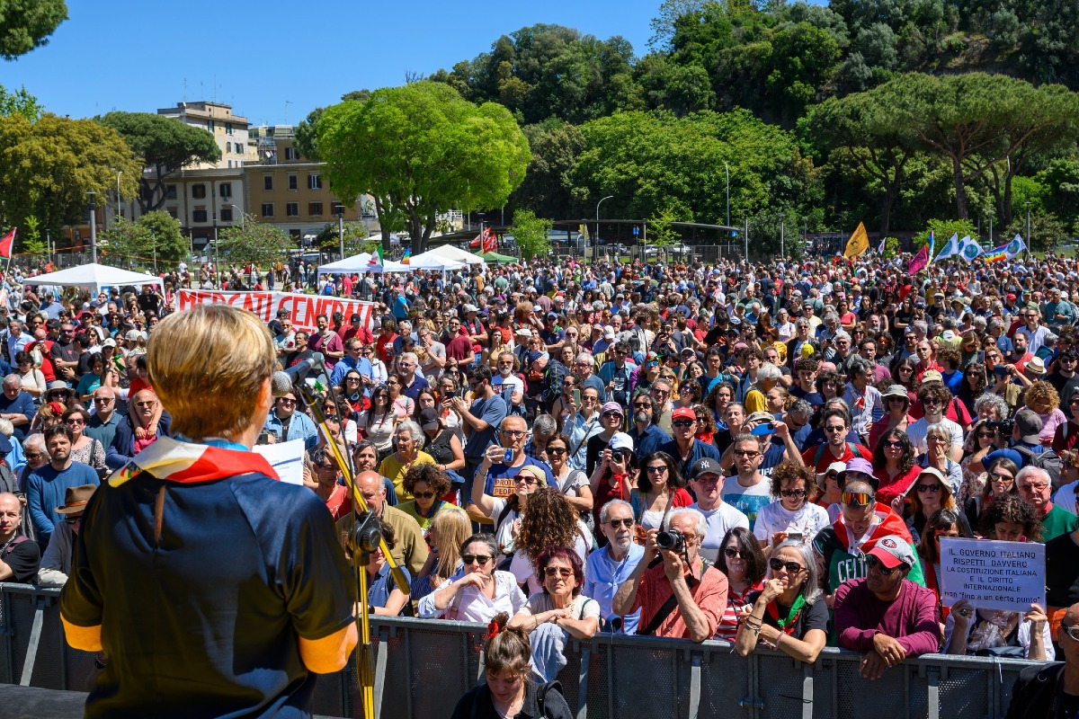 25 Aprile, la manifestazione a Roma