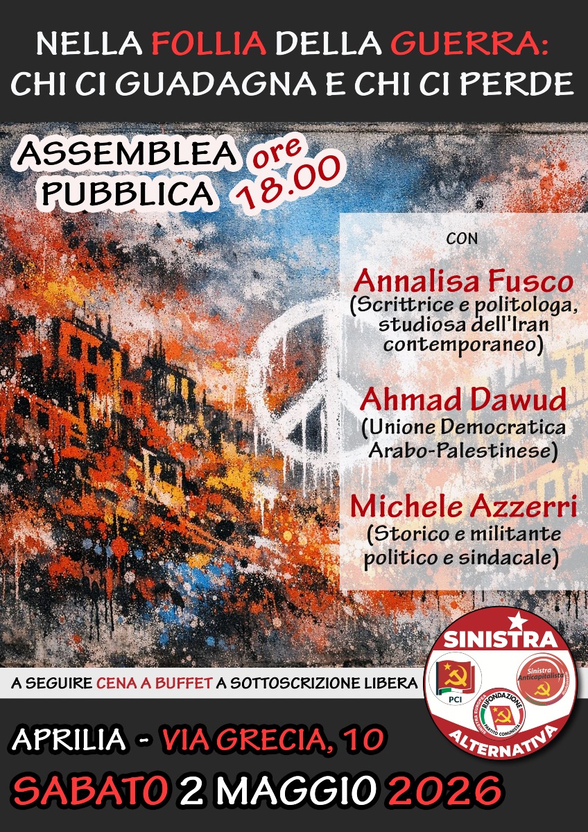 Sinistra Aprilia - assemblea pubblica