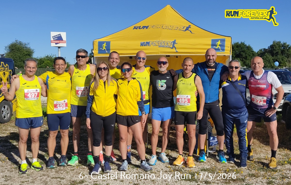 6^ Castel Romano Joyrun, splende la Runforever Aprilia - 