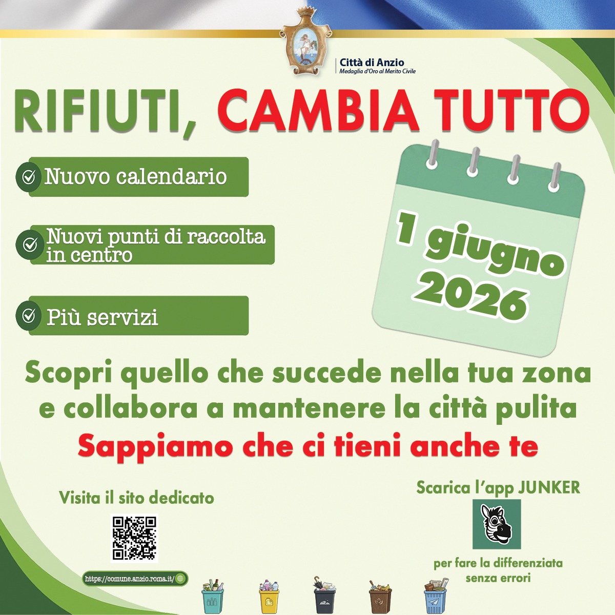 Anzio - Rifiuti, cambia tutto. "Nuovo calendario e più servizi" - 