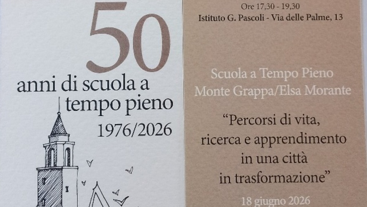 90 anni di Aprilia e 50 anni della scuola a tempo pieno “Monte Grappa/Elsa Morante. L’iniziativa. - 