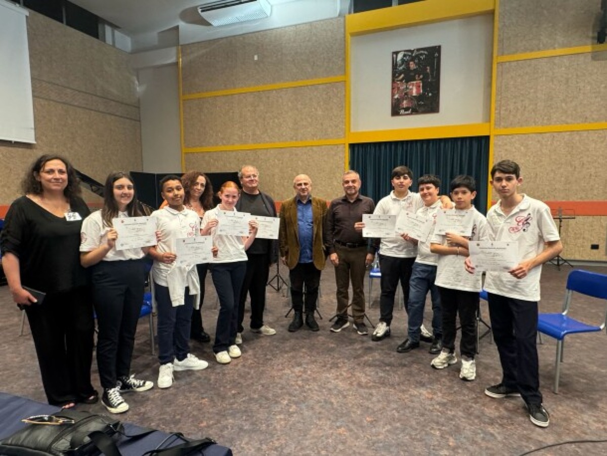 Aprilia - Gramsci: l’ensemble di trombe fa il pieno di primi premi - 