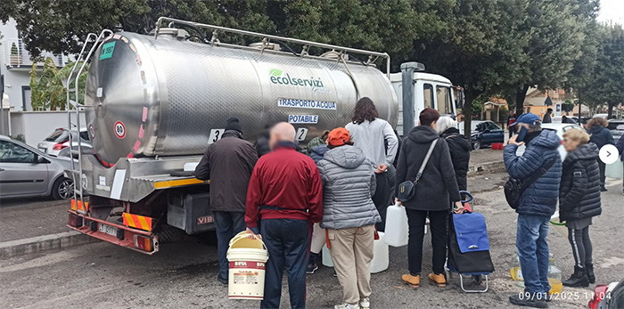Acqua e disagi ad Aprilia: "Lavori non partiti, fungo di Campo di Carne inutilizzato e flusso ridotto" - 